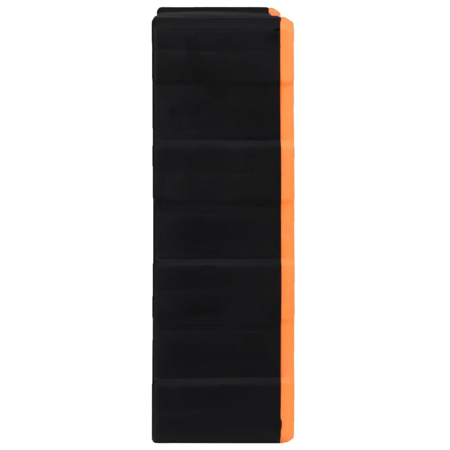 Organiser met 39 lades 38x16x47 cm 39 lades Oranje en zwart