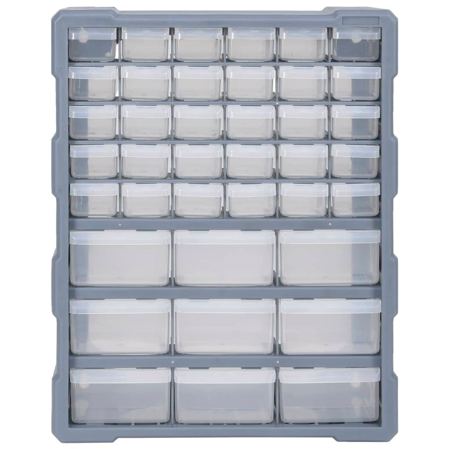 Organiser Met 38X6X47 Cm 39 lades Grijs