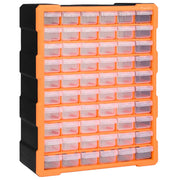 Organizer with 60 drawers 38x16x47.5 cm