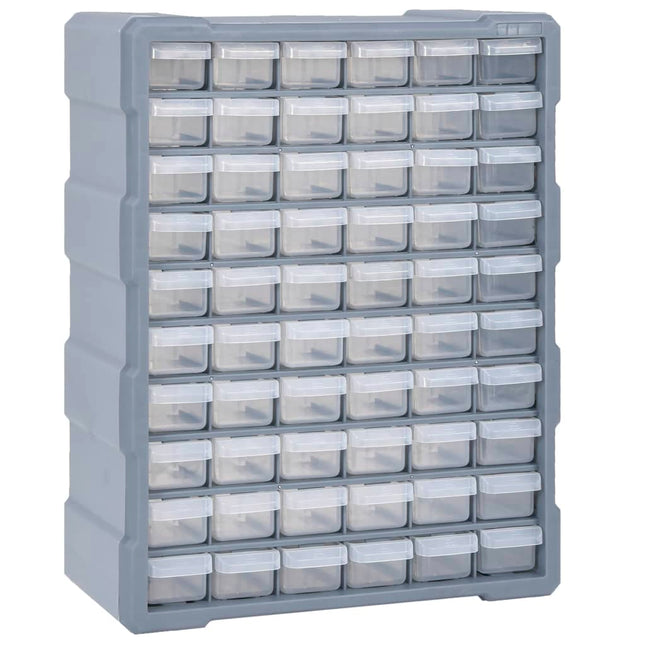 Organiser met 60 lades 38x16x47,5 cm 60 lades Grijs