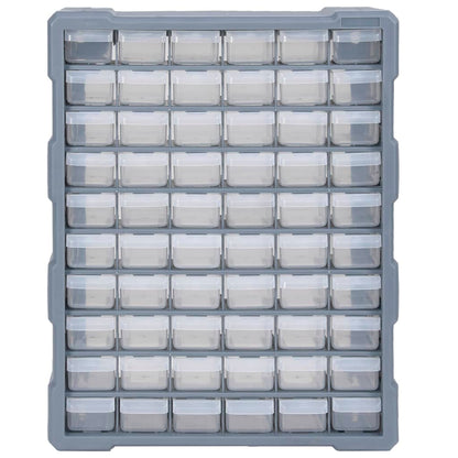 Organiser met 60 lades 38x16x47,5 cm 60 lades Grijs