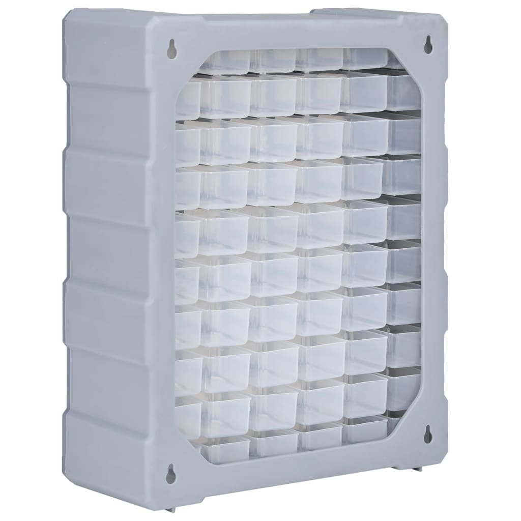 Organiser met 60 lades 38x16x47,5 cm 60 lades Grijs