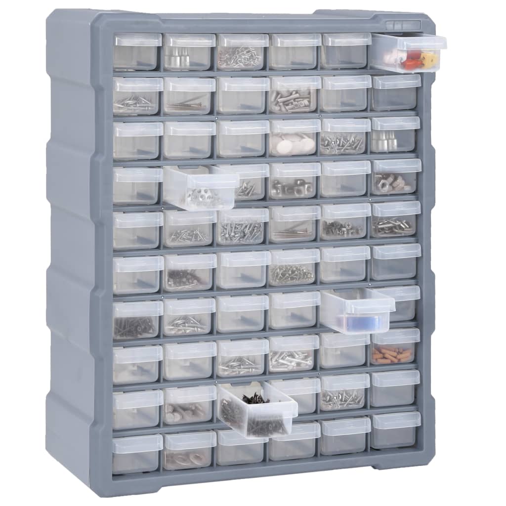Organiser met 60 lades 38x16x47,5 cm 60 lades Grijs