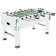 Foosball table 60 kg 140x74.5x87.5 cm steel white