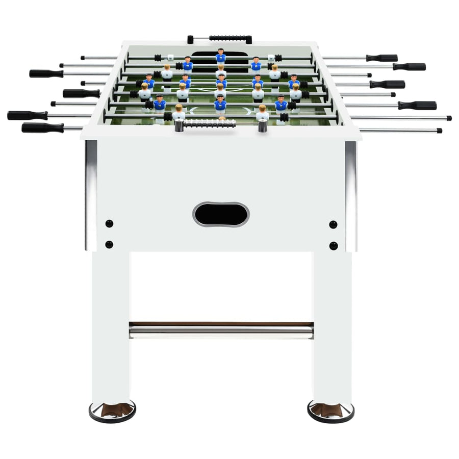 Voetbaltafel 60 Kg 140X74,5X87,5 Cm Staal Wit