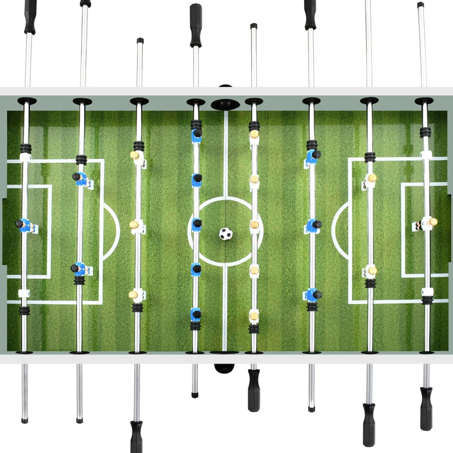 Voetbaltafel 60 Kg 140X74,5X87,5 Cm Staal Wit