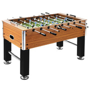Foosball table 60 kg 140x74.5x87.5 cm steel light brown and black