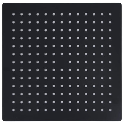Regendouchekop vierkant 30x30 cm roestvrij staal zwart 30 x 30 cm