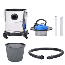 Asstofzuiger Met Hepa Filter 1200 W 20 L Roestvrij Staal