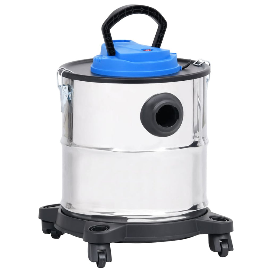 Asstofzuiger Met Hepa Filter 1200 W 20 L Roestvrij Staal