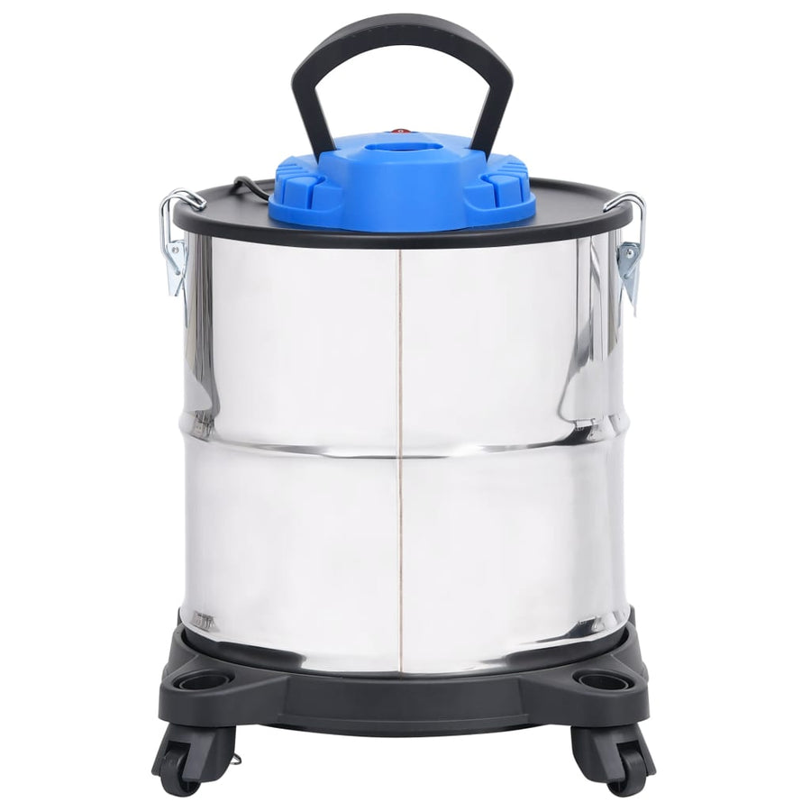 Asstofzuiger Met Hepa Filter 1200 W 20 L Roestvrij Staal