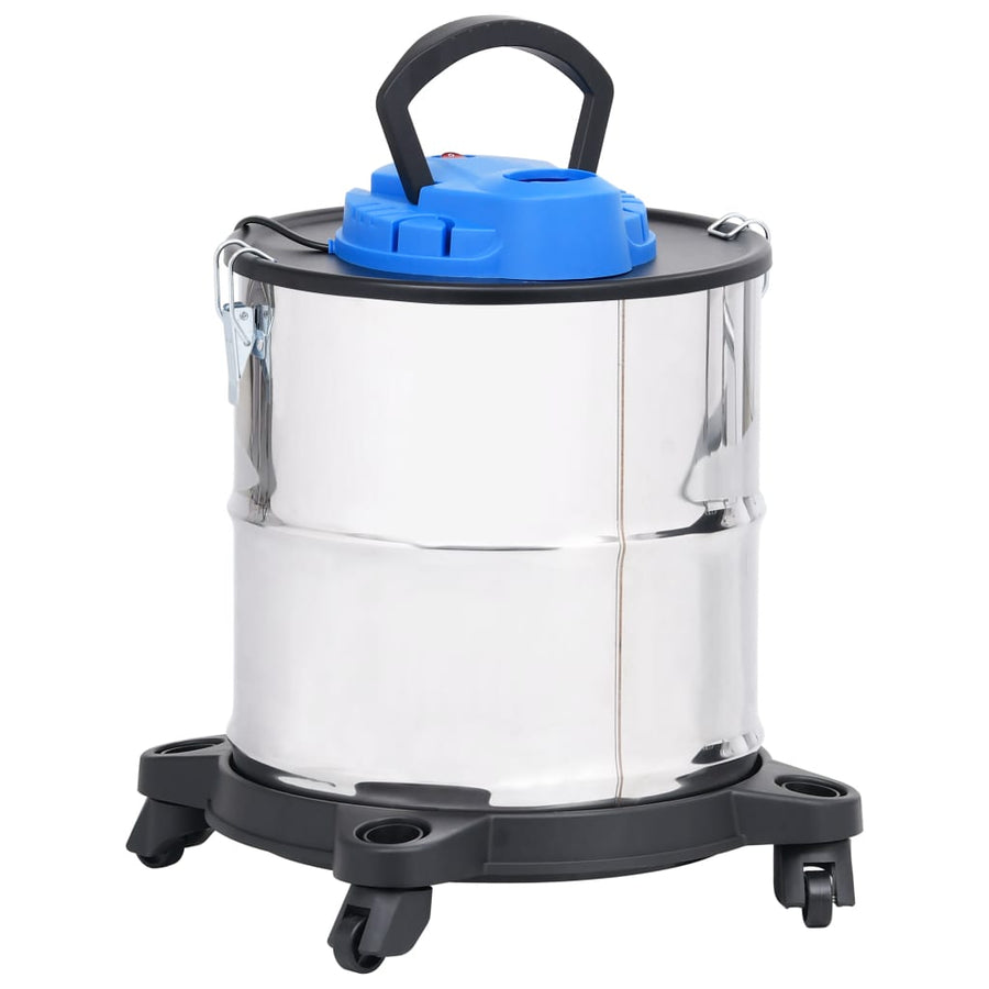 Asstofzuiger Met Hepa Filter 1200 W 20 L Roestvrij Staal