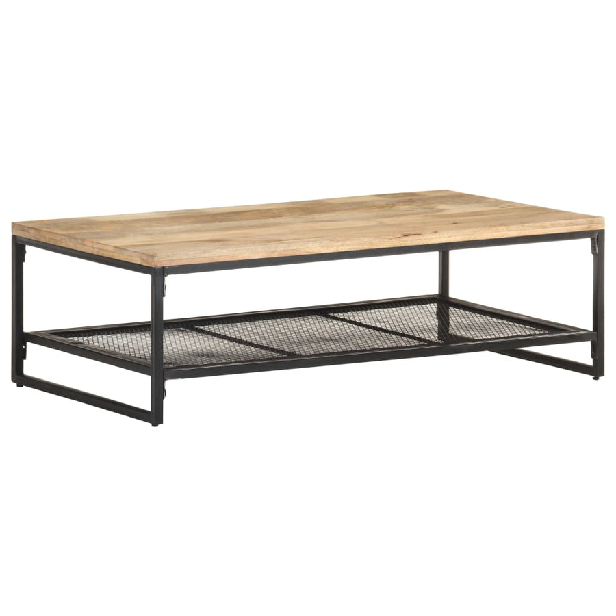 Salontafel 110X60X35 Cm massief mangohout