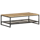 Salontafel 110x60x35 cm massief gerecycled hout metaalgaas