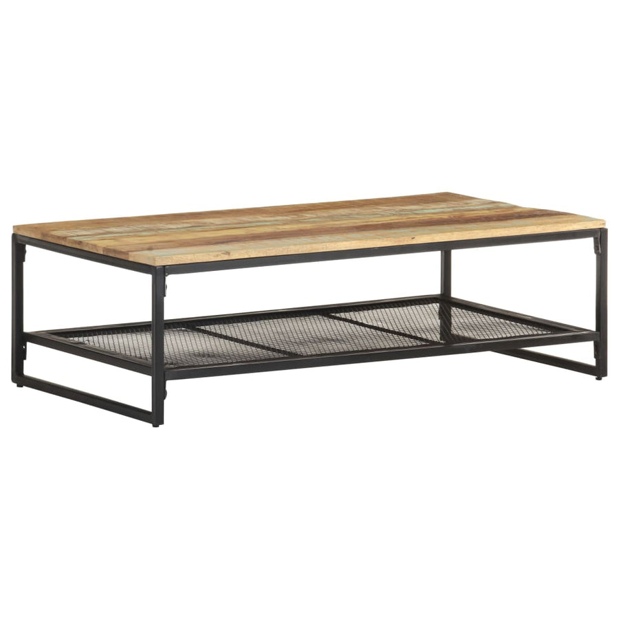 Salontafel 110X60X35 Cm massief gerecycled hout