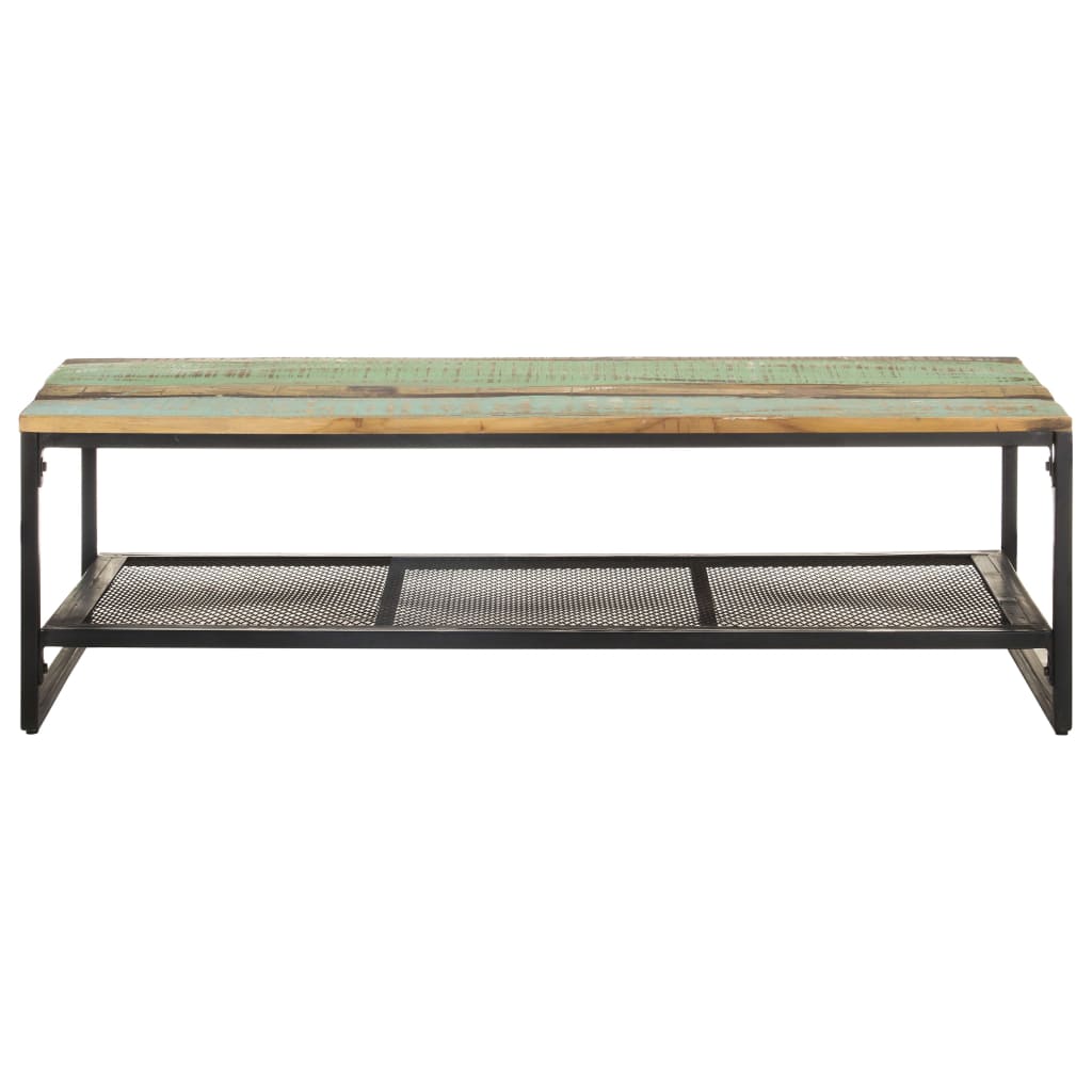 Salontafel 110X60X35 Cm massief gerecycled hout