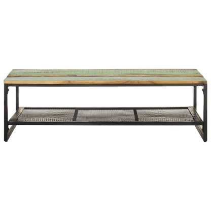 Salontafel 110X60X35 Cm massief gerecycled hout