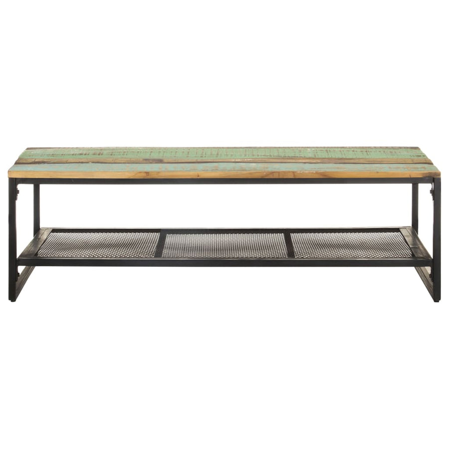 Salontafel 110X60X35 Cm massief gerecycled hout