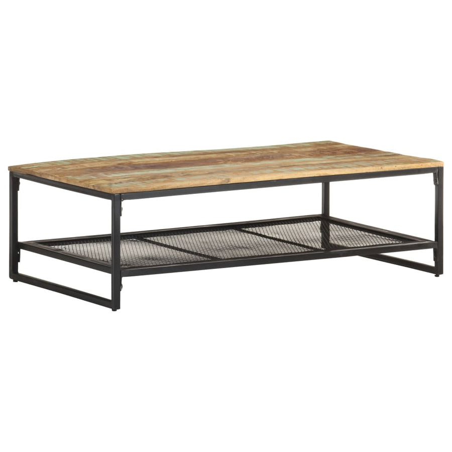 Salontafel 110X60X35 Cm massief gerecycled hout