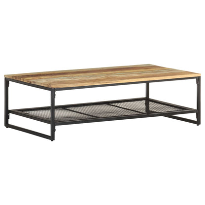 Salontafel 110X60X35 Cm massief gerecycled hout