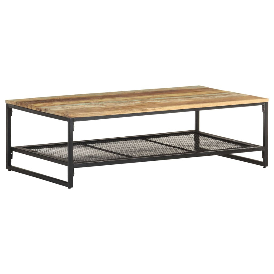 Salontafel 110X60X35 Cm massief gerecycled hout