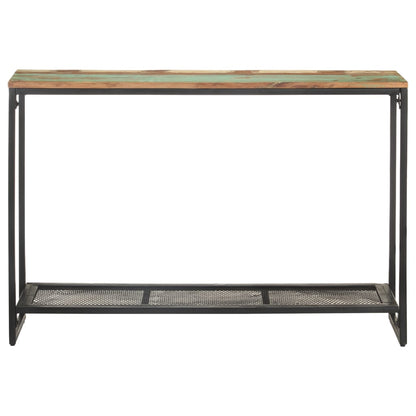 Wandtafel 110x35x75 cm massief gerecycled hout