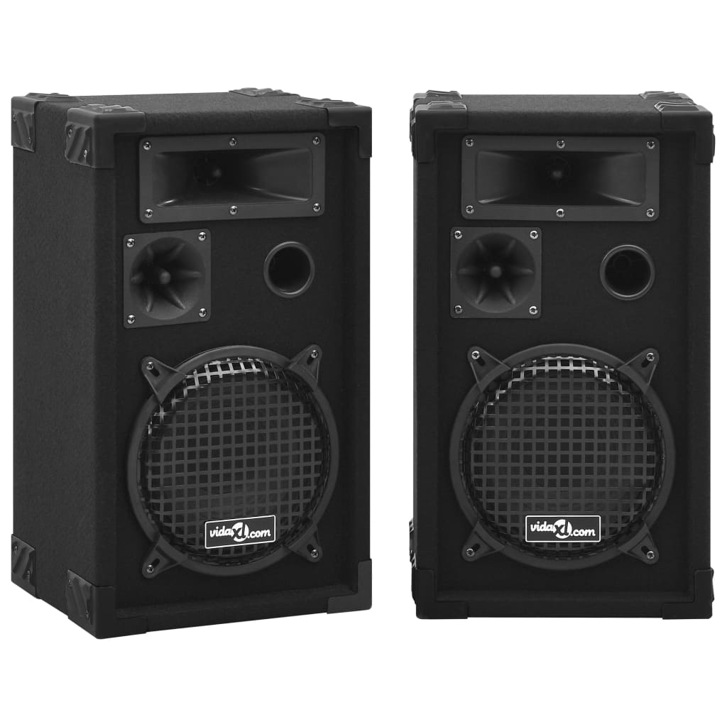 Hifi-Podiumluidsprekers 2 St Passief Professioneel 800 W Zwart