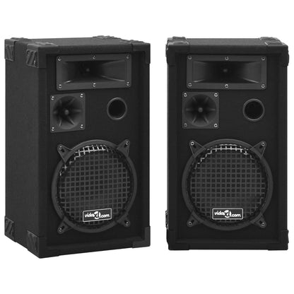 Hifi-Podiumluidsprekers 2 St Passief Professioneel 800 W Zwart