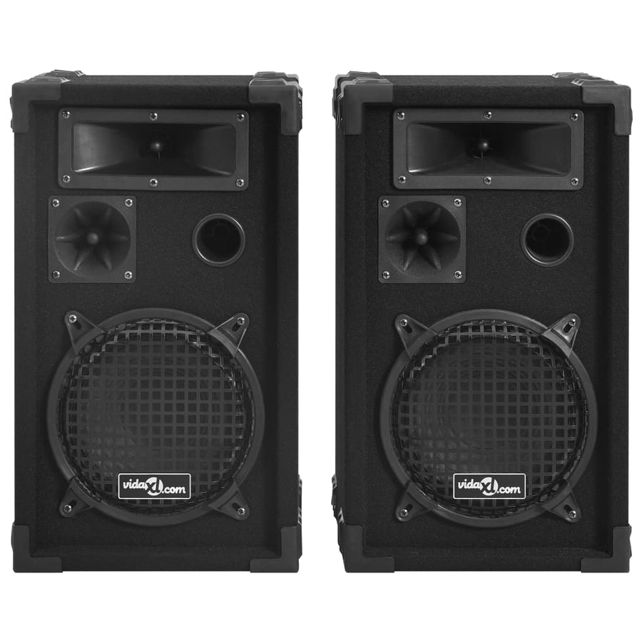 Hifi-Podiumluidsprekers 2 St Passief Professioneel 800 W Zwart