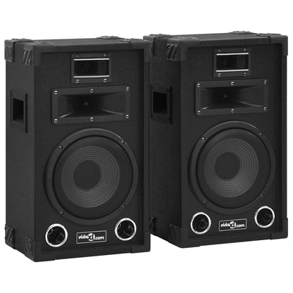 Hifi-Podiumluidsprekers 2 St Passief Professioneel 800 W Zwart