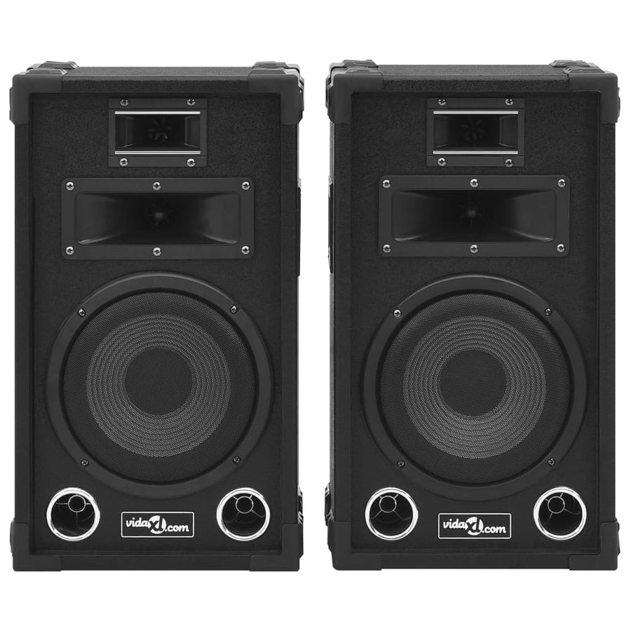 Hifi-Podiumluidsprekers 2 St Passief Professioneel 800 W Zwart