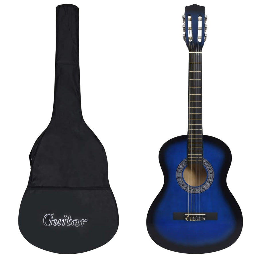 Gitaar Klassiek Beginner Met Tas 3/4 36 Blauw