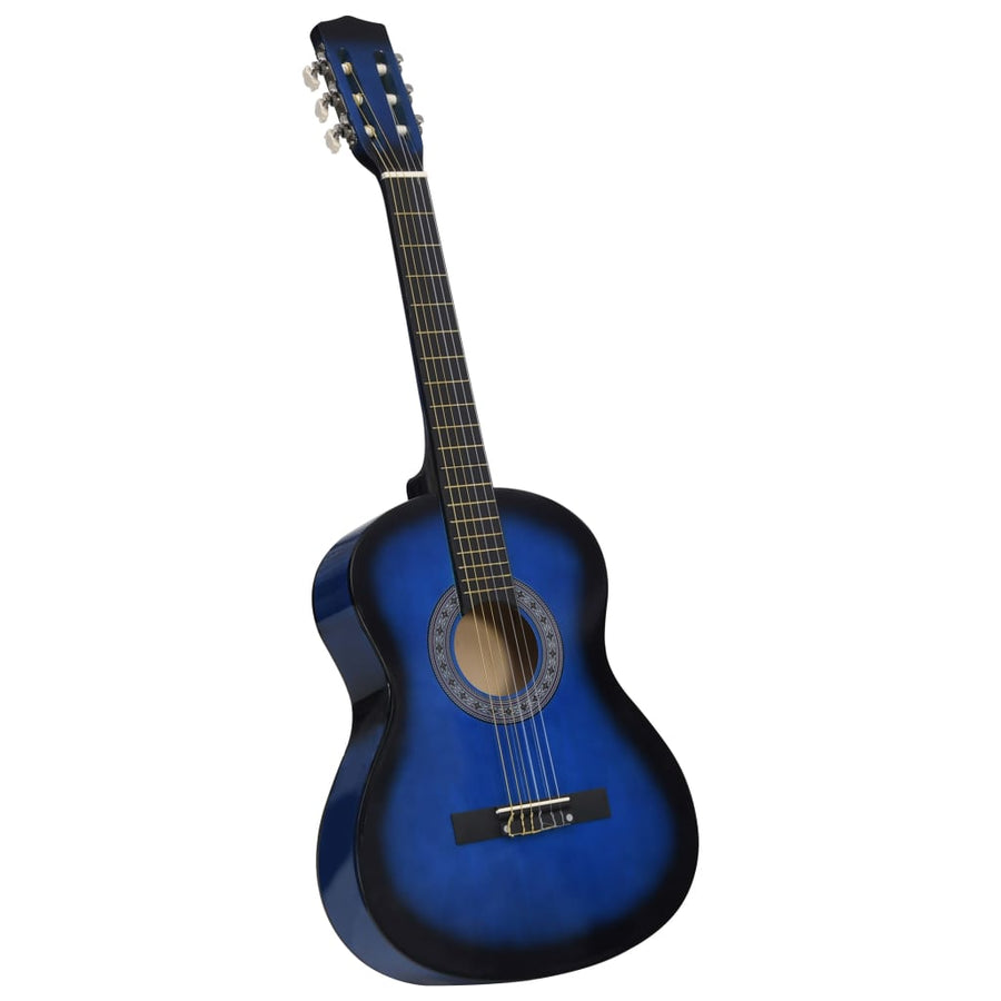 Gitaar Klassiek Beginner Met Tas 3/4 36 Blauw