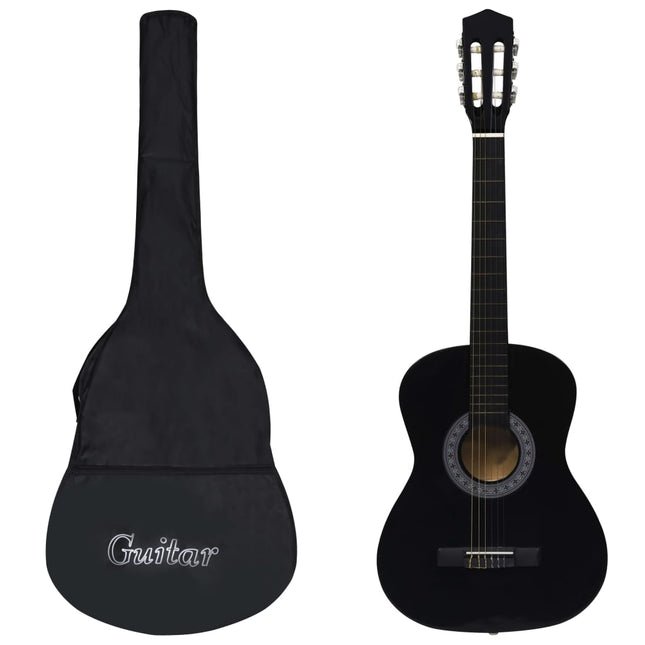 Gitaar Klassiek Beginner Met Tas 3/4 36 Zwart