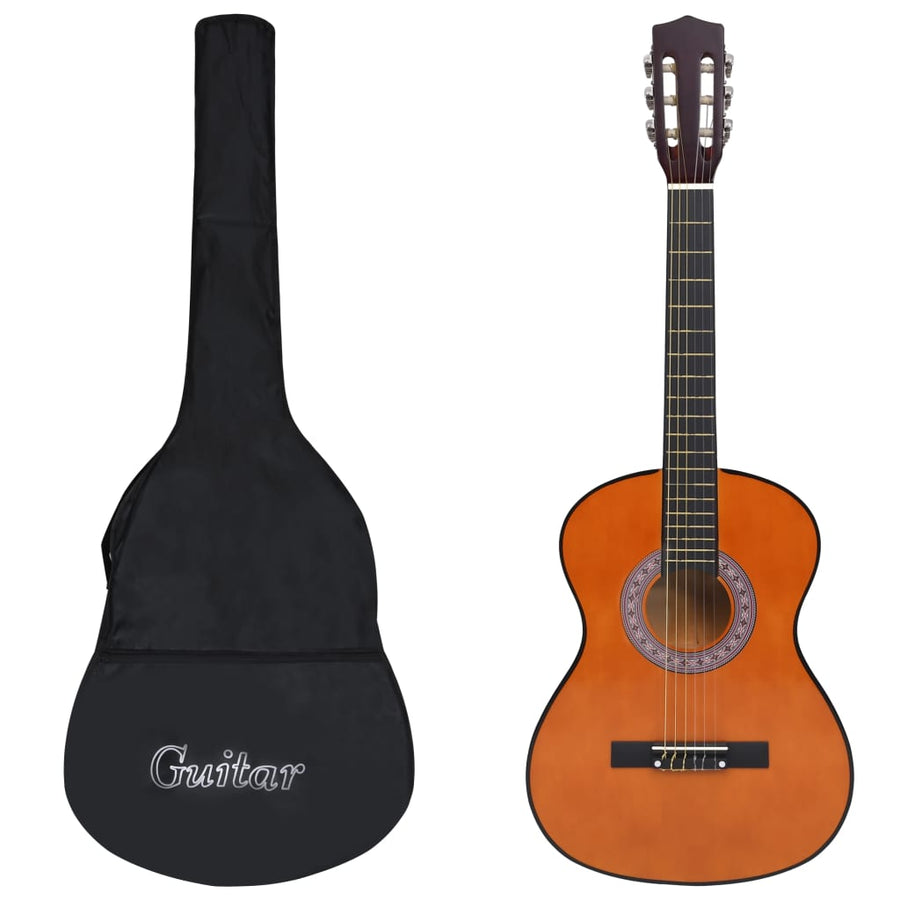Gitaar Klassiek Beginner Met Tas 3/4 36 Donkerbruin
