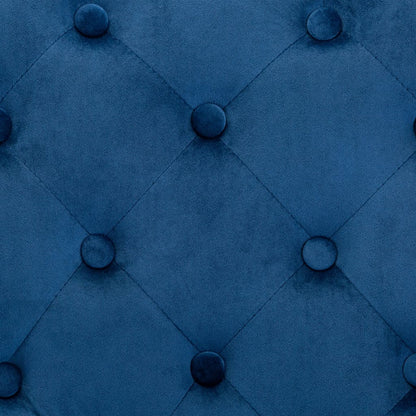 Eetkamerstoelen Fluweel 4 Blauw