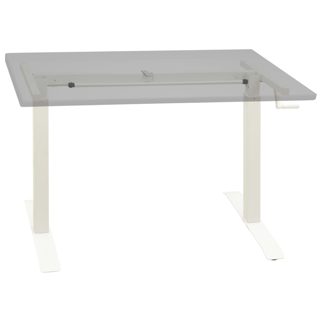 Zit-Stabureauframe Met Slinger Handmatig Wit