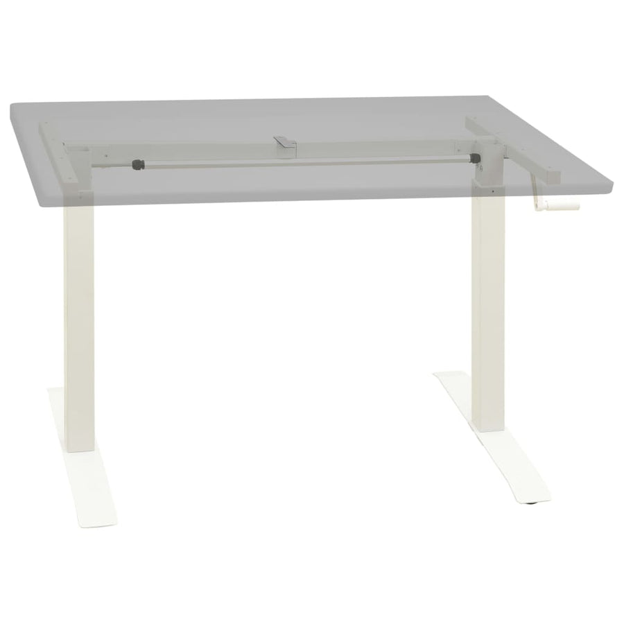 Zit-Stabureauframe Met Slinger Handmatig Wit