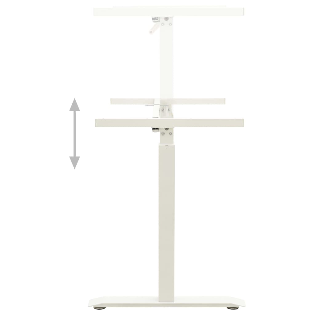 Zit-Stabureauframe Met Slinger Handmatig Wit
