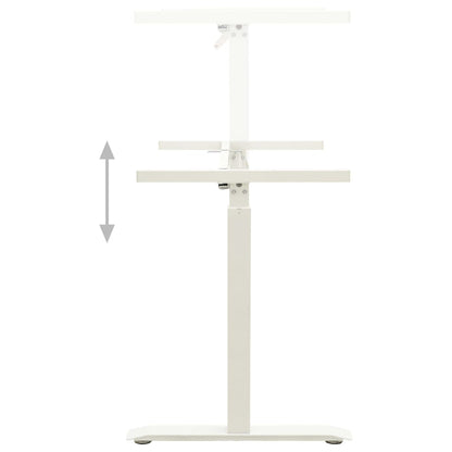 Zit-Stabureauframe Met Slinger Handmatig Wit