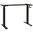 Zit-stabureauframe handmatig zwart 102-160x71-113 cm