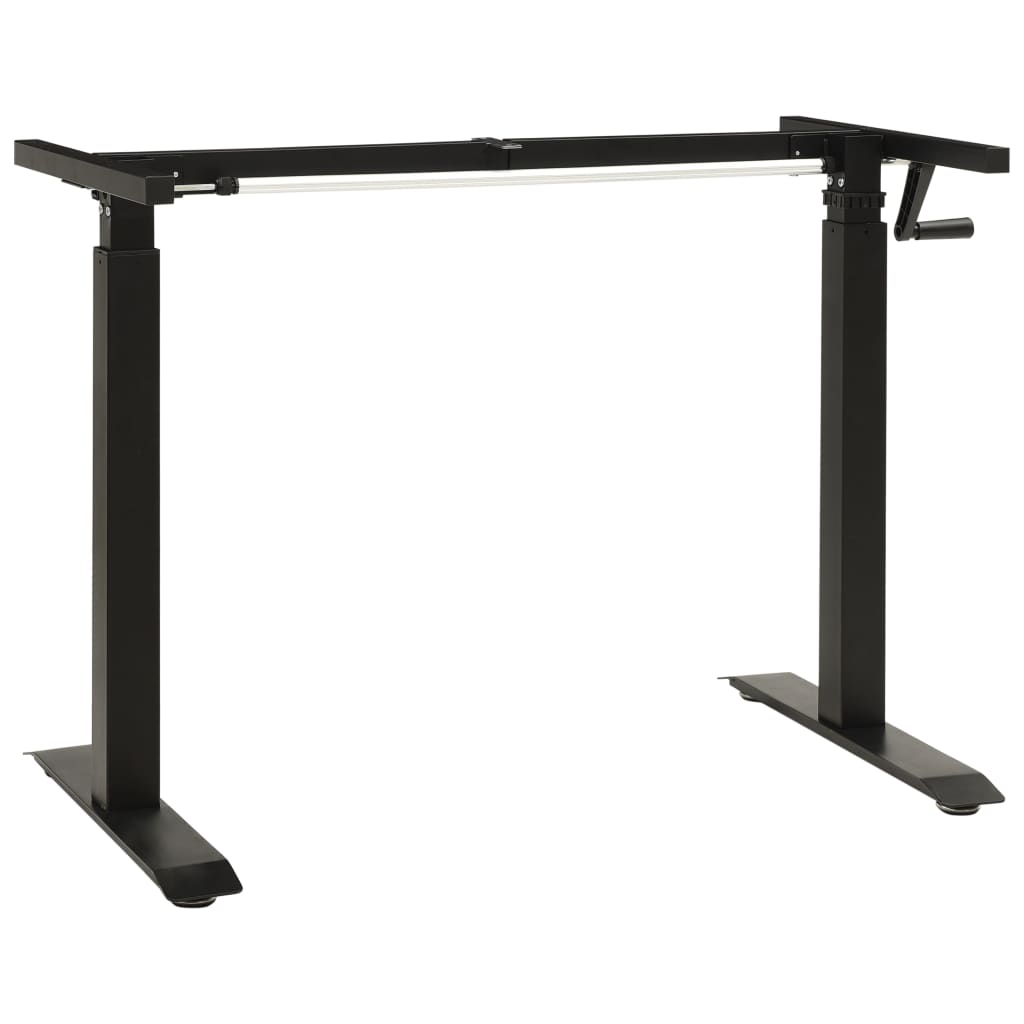 Zit-Stabureauframe Met Slinger Handmatig Zwart