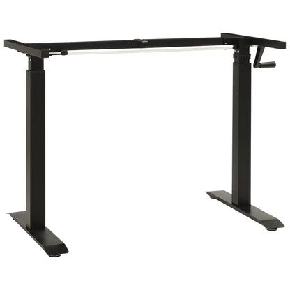 Zit-Stabureauframe Met Slinger Handmatig Zwart