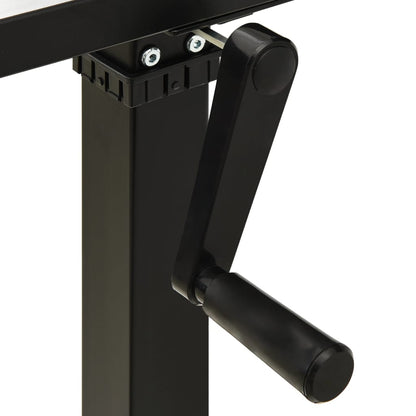 Zit-Stabureauframe Met Slinger Handmatig Zwart