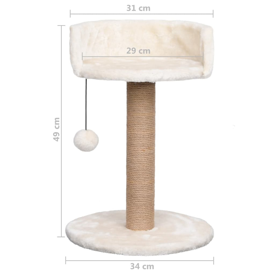 Kattenboom Met Mandje 49 Cm Zeegras
