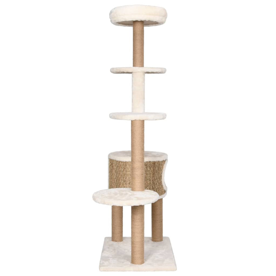 Kattenmeubel Met Luxe Kussen En Krabpalen 148 Cm Zeegras