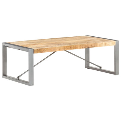 Salontafel 20X60X40 Cm Ruw mangohout