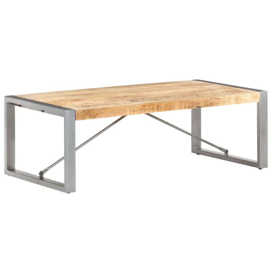 Salontafel 20X60X40 Cm Ruw mangohout