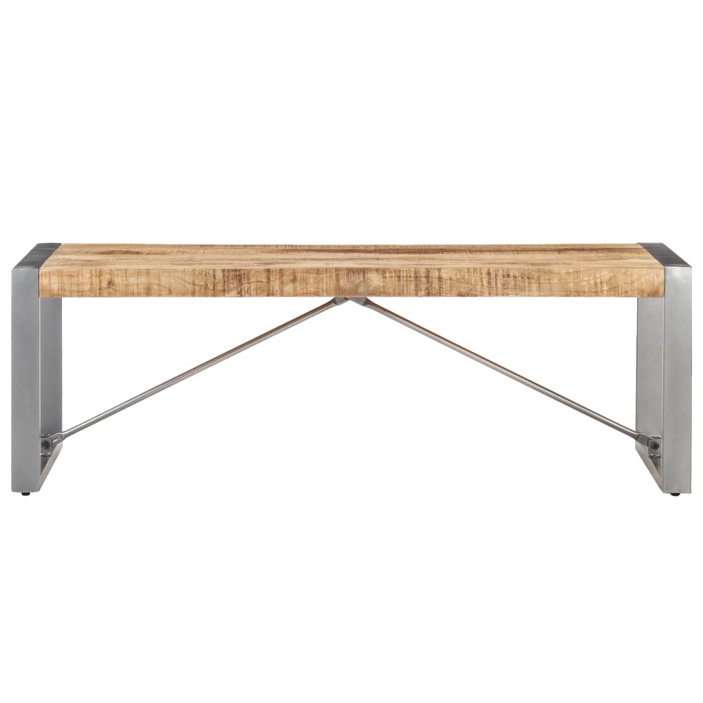 Salontafel 20X60X40 Cm Ruw mangohout