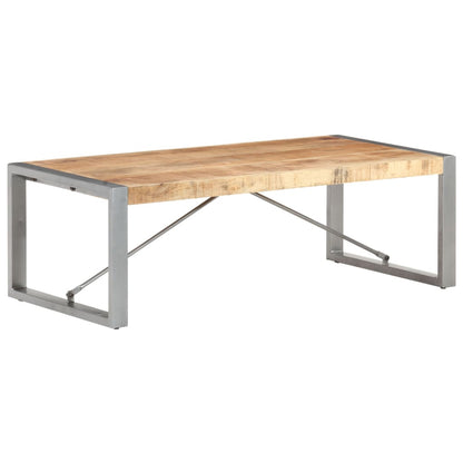 Salontafel 20X60X40 Cm Ruw mangohout